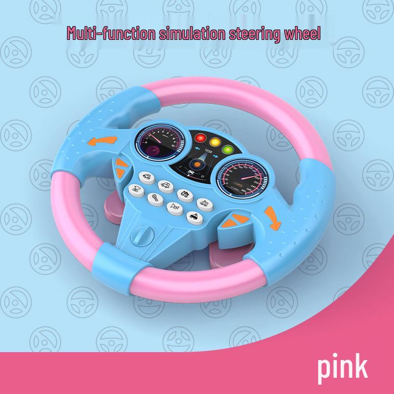 Children s Suction Cup Music Steering Wheel Toy for Early Education and Indoor Play