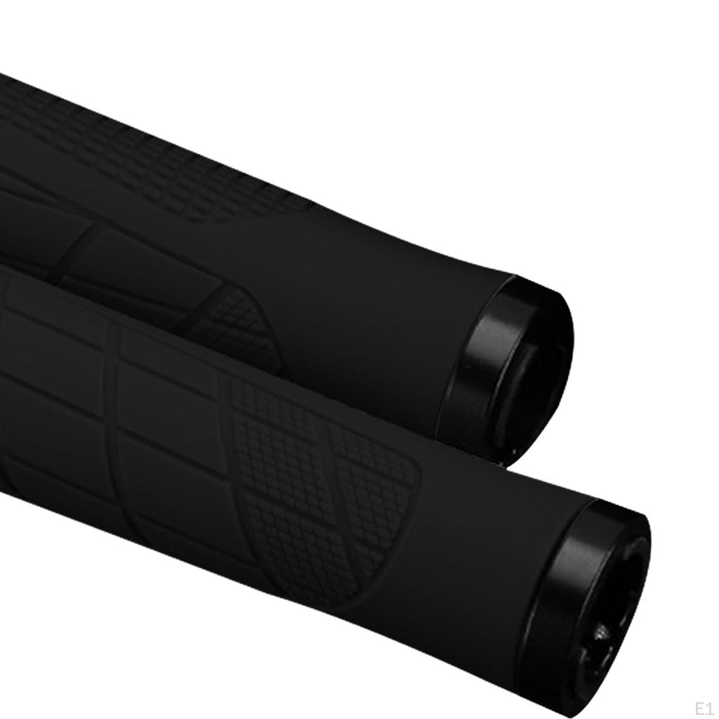 2 Pieces Bike Handlebar Grips Bicycle Comfortable Anti Slip Handle Bar