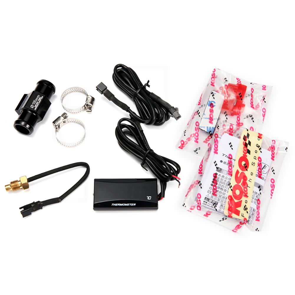 

Алюминиевый датчик температуры воды для гоночного скутера, мотоцикла, адаптер для измерения температуры воды на 18 мм чёрный