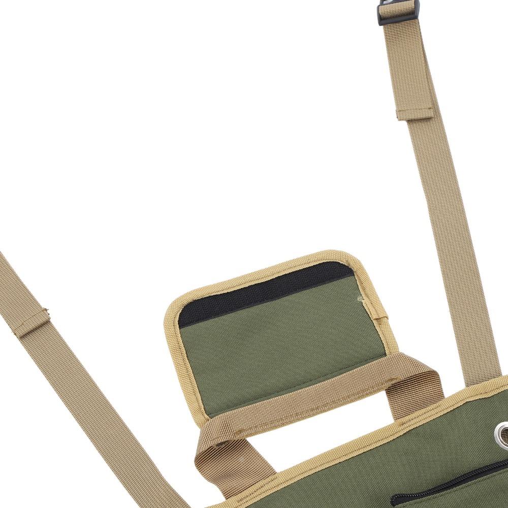 Oxford Cloth Roll Up Tool Bag Separate Pockets Multipurpose Tool Bag Gardening
