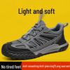 Men's Summer Breathable Steel Toe Safety Work Shoes - Anti-smash, Anti-puncture, Insulated for Construction Workers