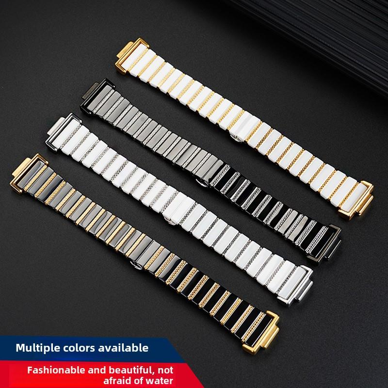 Ceramic Stainless Steel Strap Case for G-SHOCK Casio DW-5600 DW5600 GWM5610 GW-B5600 band Modified Replaceable Watch Chain Bezel
