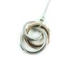 Very Good TIFFANY&Co. Necklace 1837 Interlocking Circle Silver 925 Women Used
