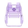 Pvc Transparent Student Backpack With Waterproof Design For School And Concert Use
