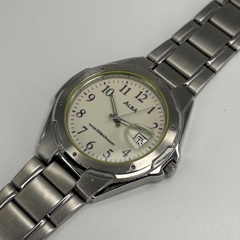 [USED] SEIKO Alba Quartz Watch with Battery Replaced and Genuine Bracelet