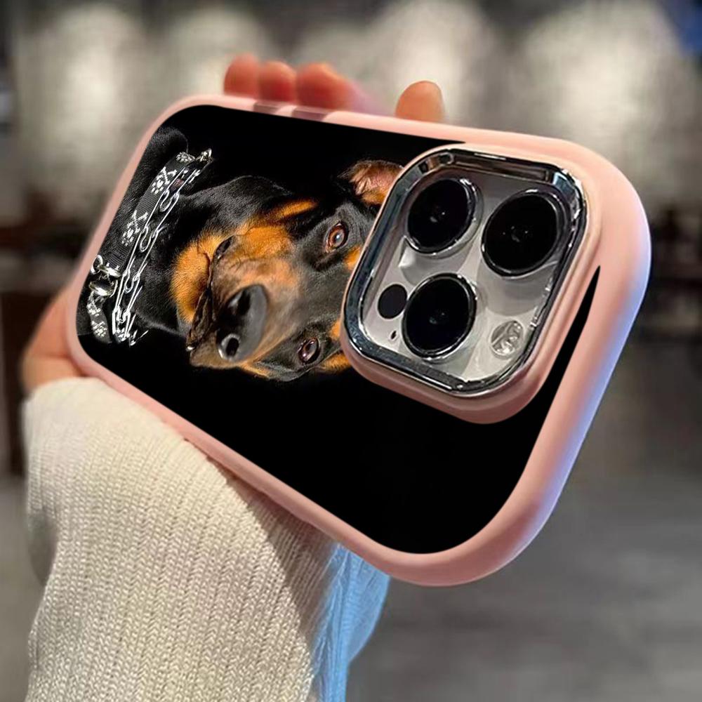 LZ14 Dog Doberman Animal Art Soft Phone Case for Samsung S24 Ultra S23 Plus S21 FE A16 A54 A34 A06 Infinix Hot 40 30i Lens Protection Shockproof Cover
