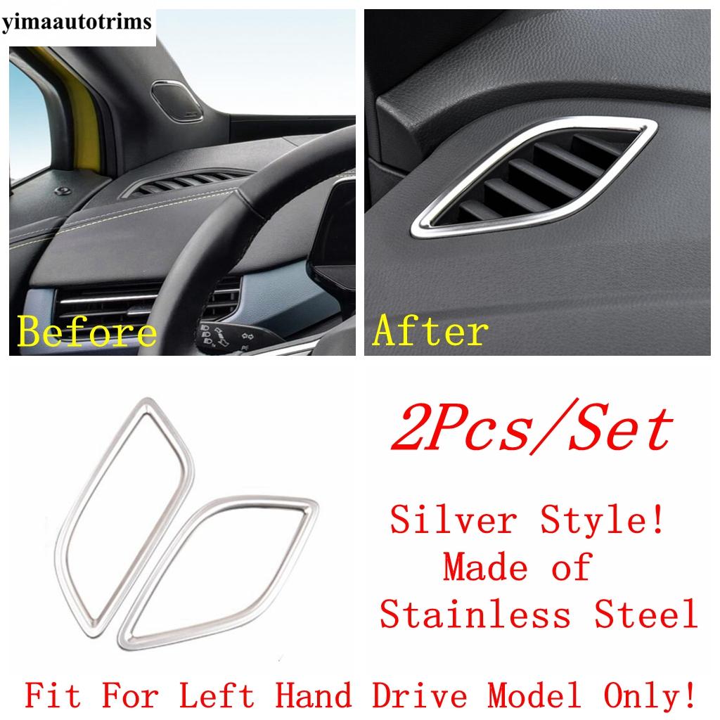 For VW Volkswagen ID.4 ID4 - 2025 Car Gearbox Water Cup Holder Panel Head Light Air Cover Trim Stainless Steel Accessories