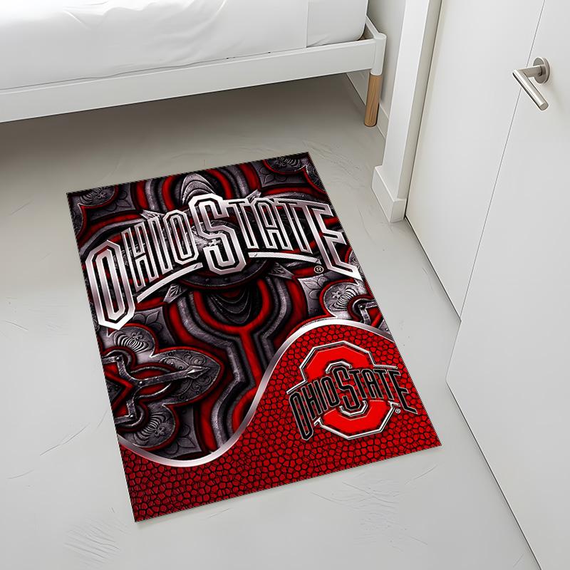 Buckeyes dello Stato dell'Ohio (1) Tappeto Adatto Per Soggiorni Camere Da Letto Stanze Dei Computer Aree Da Pranzo E Posizionamento Sotto Tavoli E Sedie Anche Una Scelta Ideale