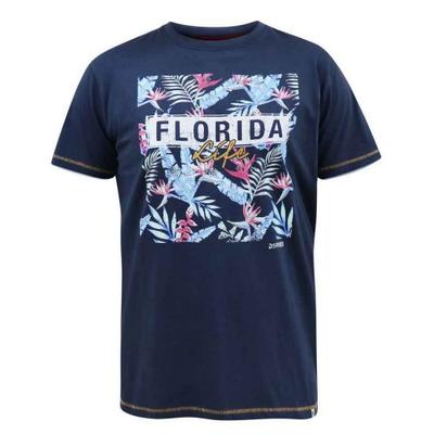 Herren D555 Prestwick Florida Floral Kingsize T-Shirt