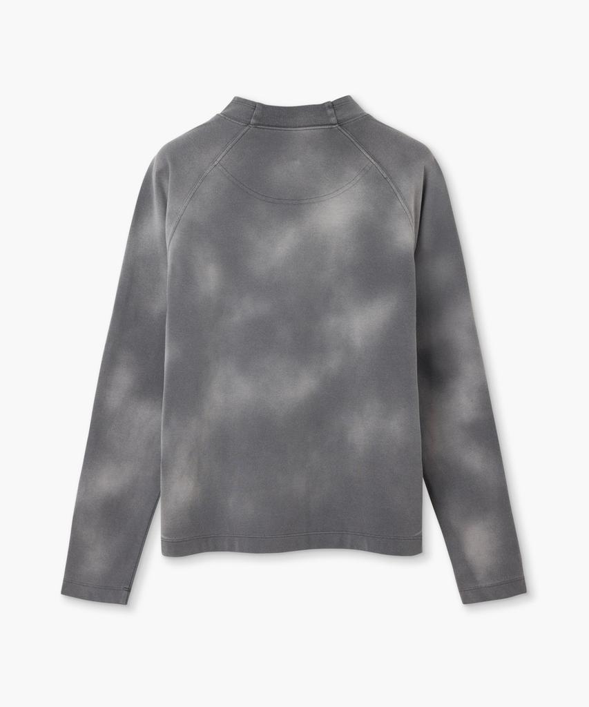 Beulipinggolpeu Women'S Spray-Dyed Mock Neck_Light Gray