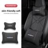 CXVA5 Car Headrest Neck Pillow Waist Pillow For BMW Performance F30 F10 E90 F20 E93 Car Interior Accessories Lumbar Support Keychain