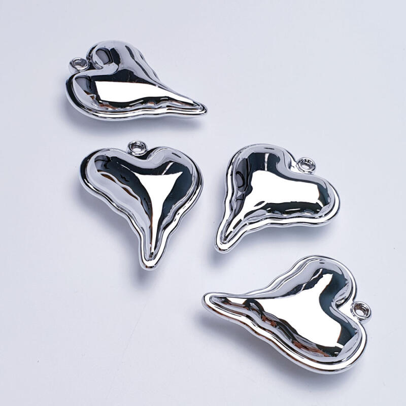 Melting Heart Keychain Pendant Accessory Supplies