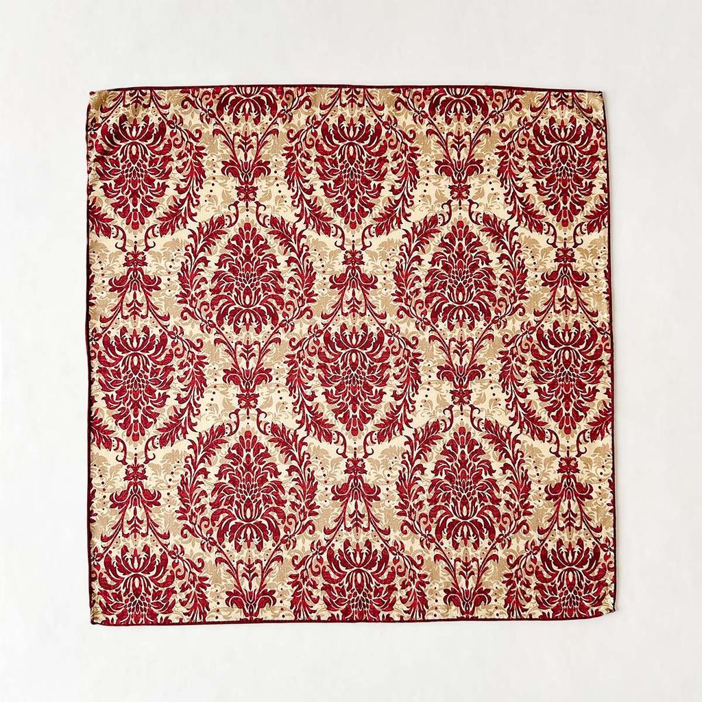 Wool Scarf Women'S Spring Summer Foreign Style Fashion Double-Sided Two-Color Shawl Silk Wool Small Square Scarf