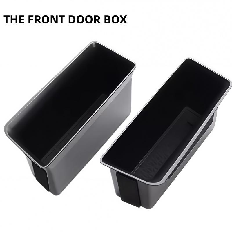 

Car Door Handle Storage Tray 2Pcs for Volkswagen Golf 8 MK8 GTI GTE R 2020-2023 Front and Rear Armrest Organizer Accessories front door box
