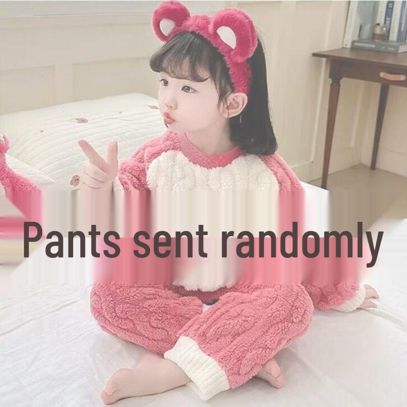 Infant Boys  Flannel Pajama Set - Warm Autumn/Winter Homewear Size 120