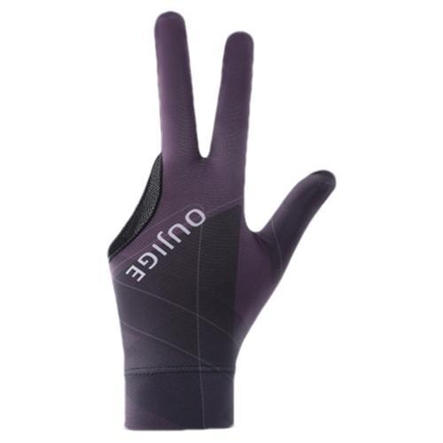 

3 Finger Single Pool Gloves Non-Slip Soft Billiards Gloves Breathable Wear-Resistant Cue Action Gloves Billiards Accessories For Left