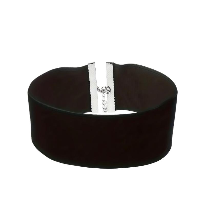 Unique Gothic Styles Velvets Ribbon Necklace Adjustable Neckchain Accessory for Parties and Daily Outfits Wear