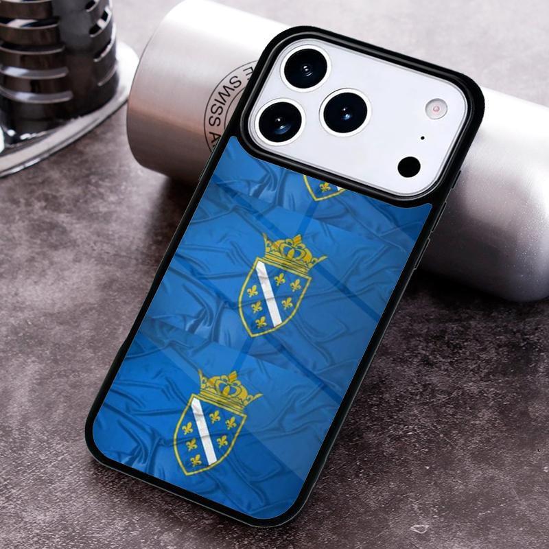 Bosnia Flag Phone Case For iPhone 17 16 15 14 13 12 11 Pro Max Plus 17Air Soft Silicone Cover