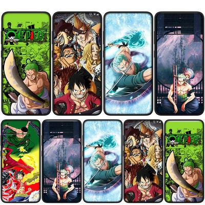 Cover for iPhone 16 15 14 Xiaomi Redmi Note 13 12 11 Pro Max X 10 8 9 XR Samsung Galaxy S24 S23 OPPO Huawei Comics One Piece Roronoa Zoro Luffy Case