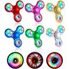 Non-Toxic Creative Luminous Led Light Fidget Spinner Hand Top Spinners Glow In Dark Light Edc Figet Spiner Finger Stress Relief Toys