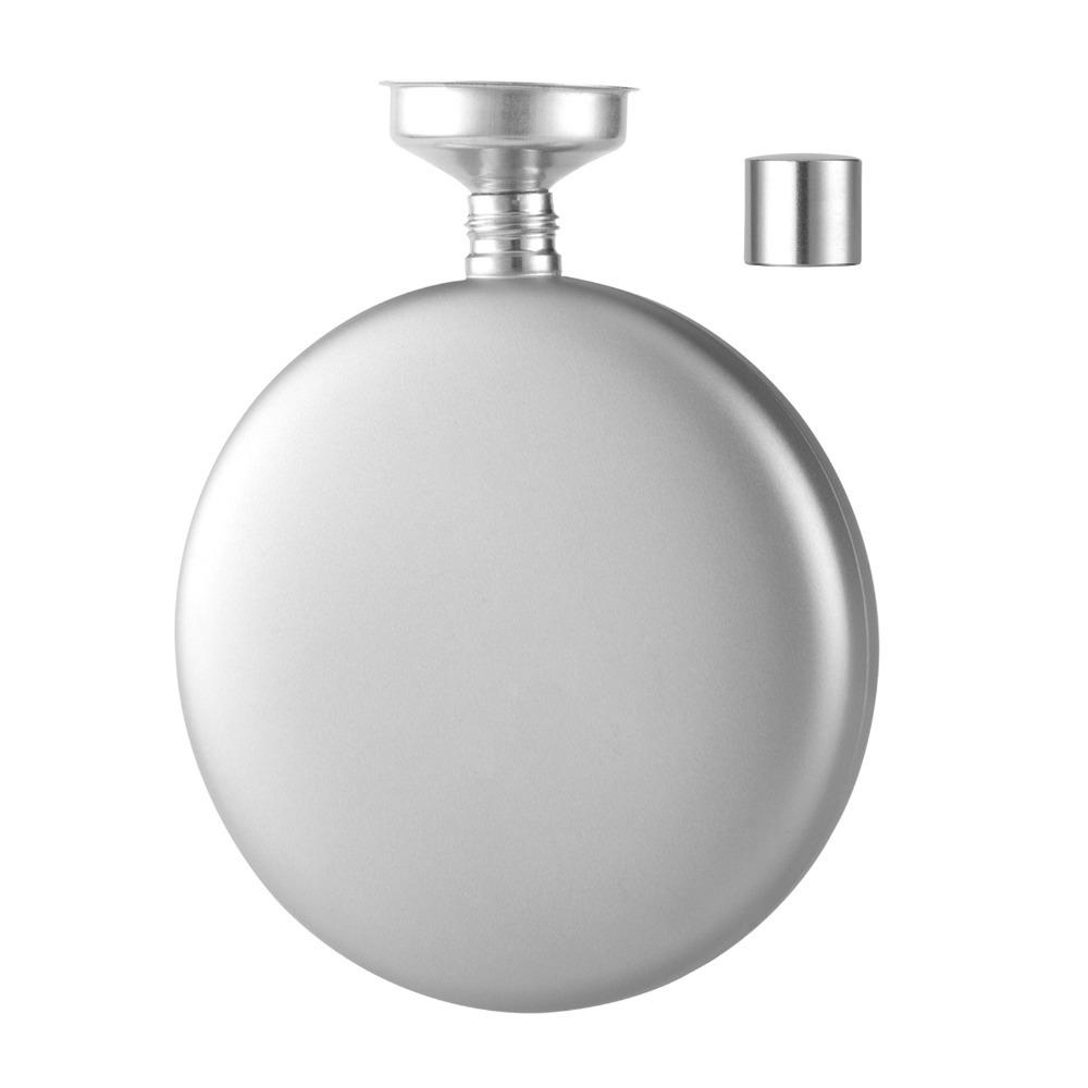 

Durable 180ml Titanium Flask Smooth Curve Spill Proof Seal Whiskey Flask Portable Ultralight Liquor Flask Travel серебряный