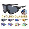 Men's Cycling Glasses Cross-border Outdoor Women's New Sports Sunglasses Windproof Iridescent Integrated Ski Goggles 9850