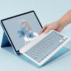11th Gen iPad Wireless Bluetooth Keyboard & Protective Leather Case for Apple M5 2025, Air 13-inch Tablet.