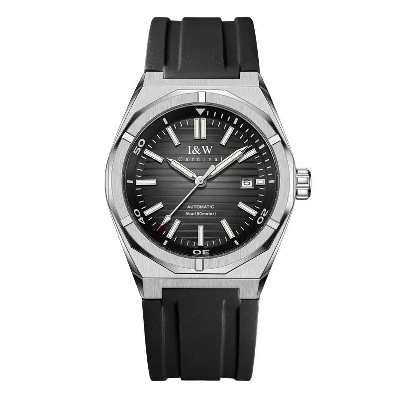 IW Luminous Mechanical Men Wristwatches Luxury Sapphire Glass MIYOTA Movement Automatic Watch For Men Reloj Hombre New