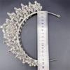 Rhinestone Bridal Crowns Zinc Zinc Alloy Queen Princess Tiara Simple Baroque Pageant Crowns  Party Supplies