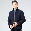 Herren Herbst Leichte Gepolsterte Baumwolljacke mit Stehkragen für Väter mittleren Alters - Warme Oberbekleidung