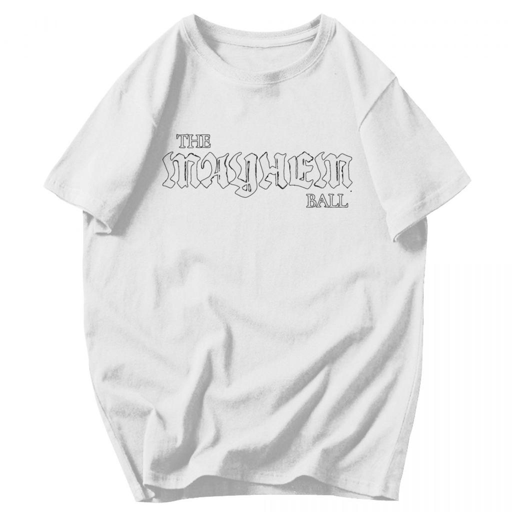 Men T Shirt Lady Gaga Mayhem Ball Tour Trendy Pops Y2K Graphic Anime Unisex Clothes T Shirts