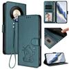 Etui Flip na For Honor X9b 5G Klasyczne Etui Portfelowe Skórzane HonorX9B Funda Coque Przegródka na Karty Tylna Pokrywa
