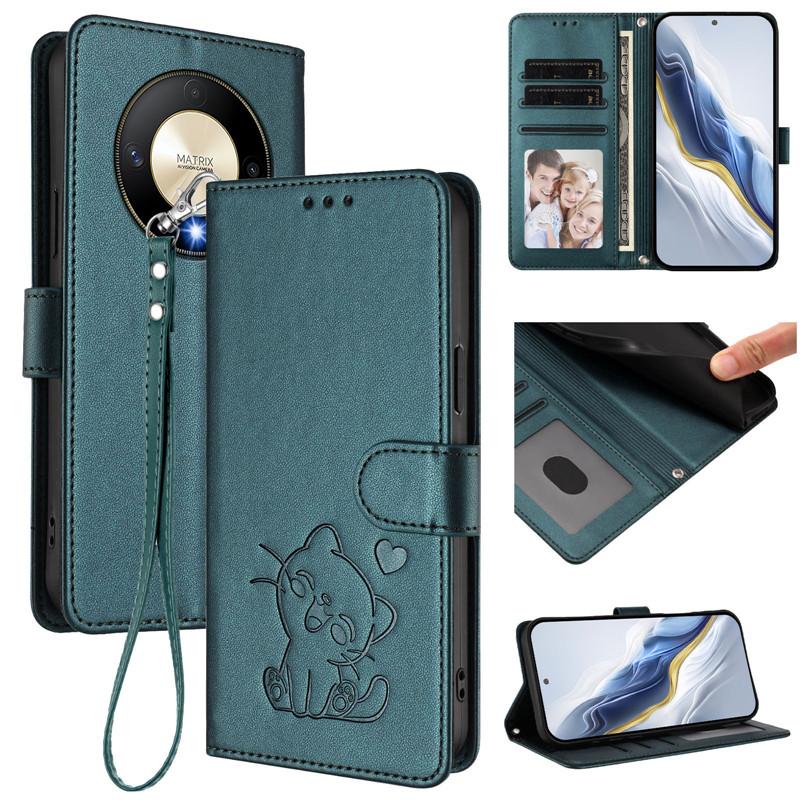 Etui Flip na For Honor X9b 5G Klasyczne Etui Portfelowe Skórzane HonorX9B Funda Coque Przegródka na Karty Tylna Pokrywa