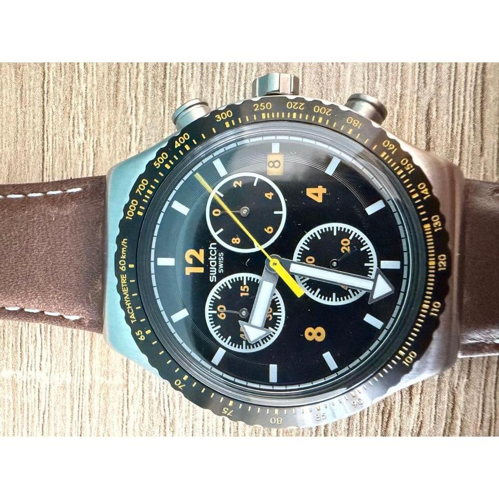 Used [Extremely Good Condition] Swatch IRONY CANYON CHASER Chronograph