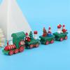 Cute Christmas   Rail Car Compartment Toy Christmas Decoration Ornament Children Gift Red
