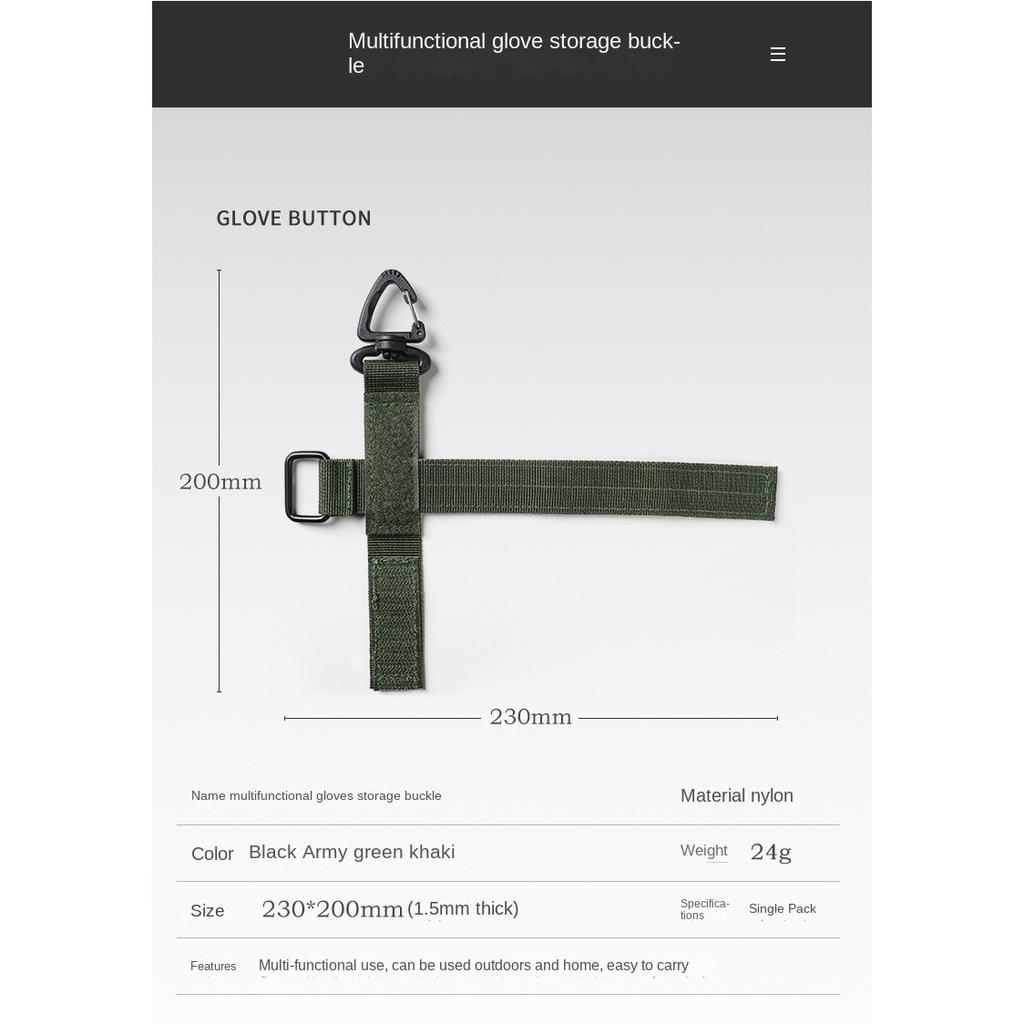 3 stücke Outdoor Schlüsselbund Taktische Getriebe Clip Keeper Beutel Gürtel Schlüsselbund Gurtband Handschuhe Seil Halter Militär Molle Haken