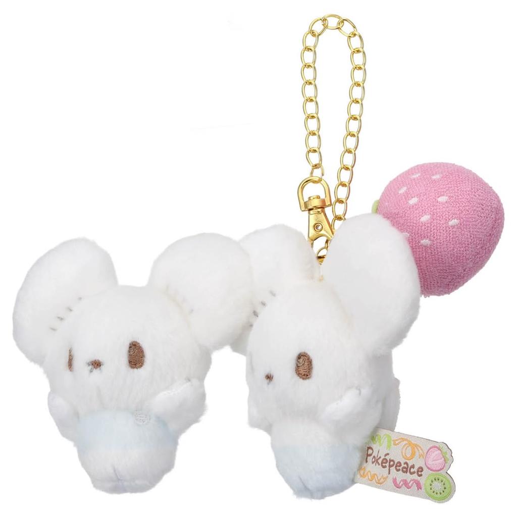 Takara Tomy Arts PokePeace Plush Chain Mascot Ring Mouse Plush Toy 16cm Pokémon (Colorful Ver.) (approx. wide)