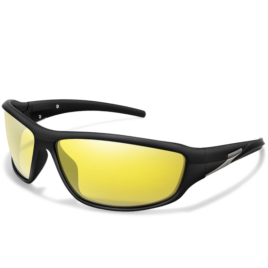 Lunettes de soleil de pêche polarisées UV400 pour hommes femmes Lunettes de sport Vélo Course à pied Randonnée Extérieur