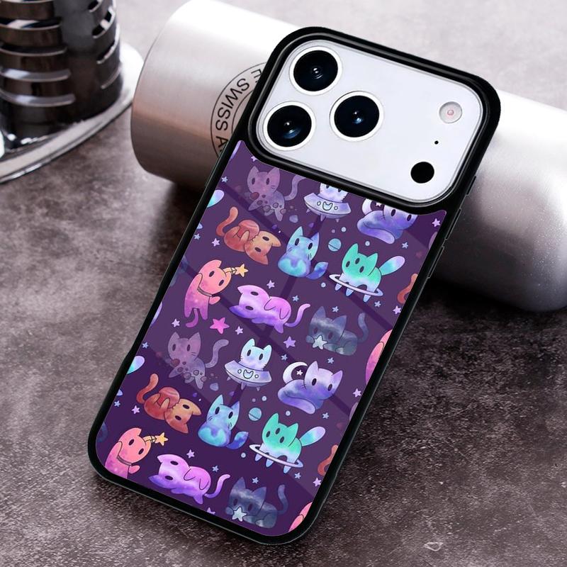 

Space Kitty Cat Adventures Phone Case For iPhone 17,16e,15,14,13,12,11,Mini,Pro,MAX soft Silicone Cover iPhone 15 Pro Max
