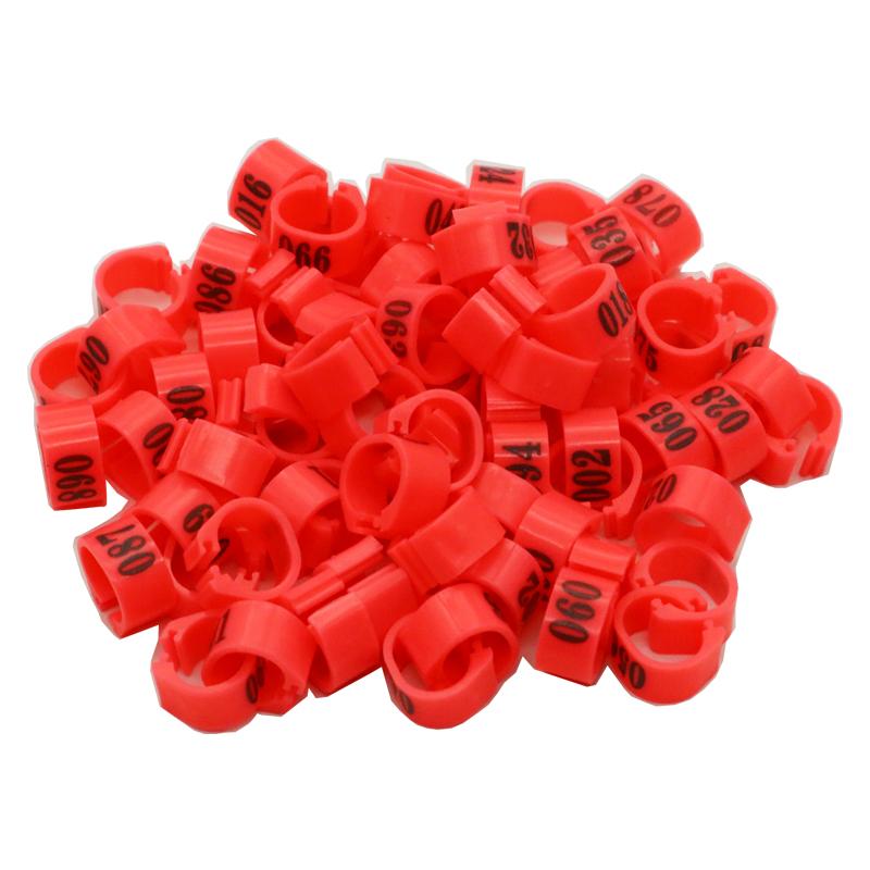 100 Pcs Pigeon Foot Ring M-A-K-E-R Digital Identification Ring 7*9 Mm Bird Ring Bird Training Tools Animal Control Device