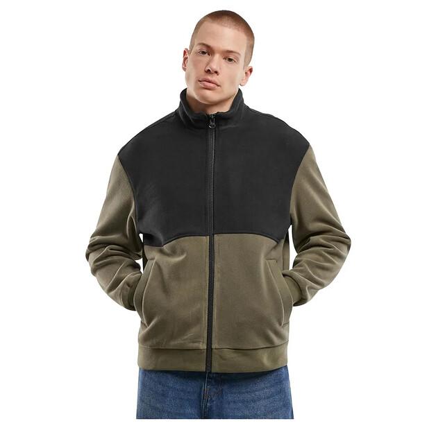 

Urban Classics Colour Block Polar Fleece full zip свитшот 3XL