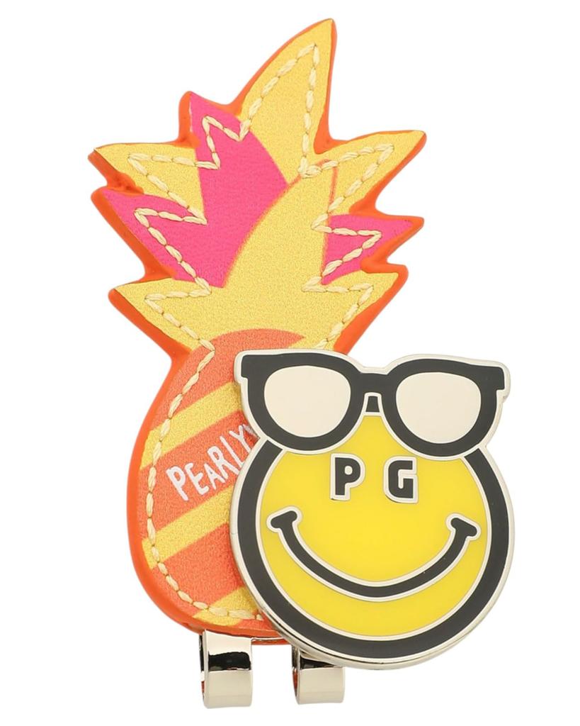 PEARLY GATES Golf Marker (Pineapple Shape, Synthetic Leather) 053-5284806 150_Orange FR