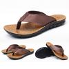 2022 sommer Schuhe Männer Hausschuhe Aus Echtem Leder Urlaub Strand Hausschuhe Flache Herren Flip-Flop-Sandalen Nicht-slip