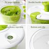 Household Fruit And Vegetable Dehydrator Salad Spinner Quick-Drying Manual Vegetable Dehydrator Kitchen Fruit Washer
