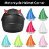 1pair Cool Motorcycle Helmet Horn Wing Shaped Moto Helmet Decoration  Helmet