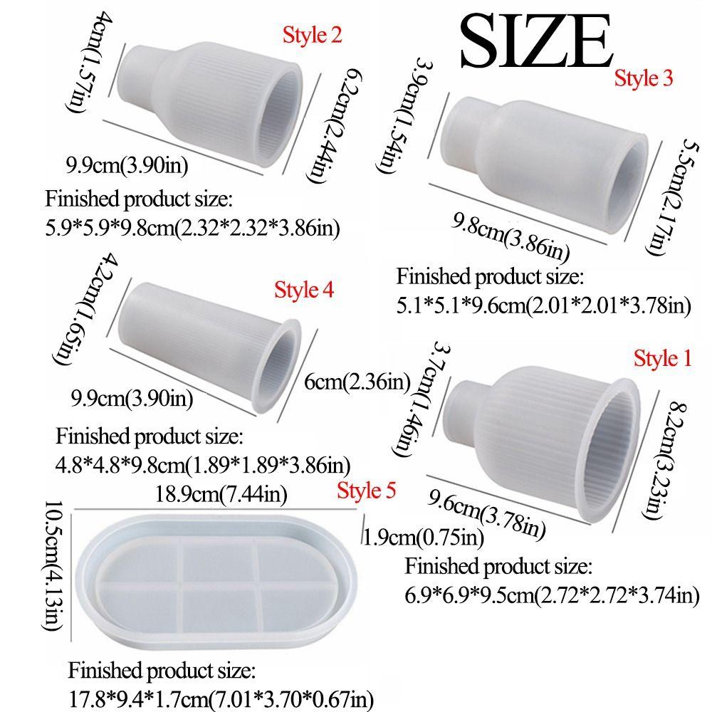 3D Vase Silicone Mold DIY Casting Molds Unique Concrete Vase Mold  Home Decor