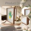 Family Handprint Photo Frame DIY Craft Keepsake Home Wood Picture for Couple