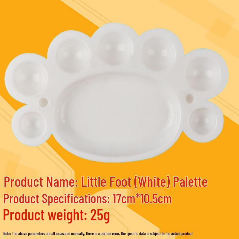 Children's Plastic Color Mixing Palette for Gouache Paints