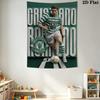 Ronaldo'S Legacy Legendary Journey Threepiece Set 1 Duvet Cover 2 Pillowcase Without Core Christmas Birthday Gift Soft And Comfortable