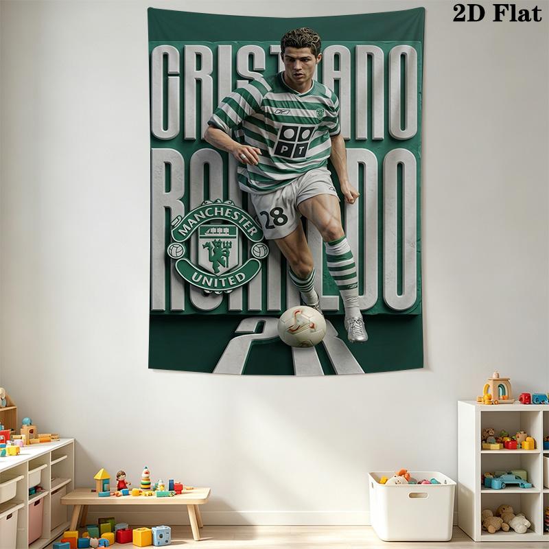 Ronaldo'S Legacy Legendary Journey Threepiece Set 1 Duvet Cover 2 Pillowcase Without Core Christmas Birthday Gift Soft And Comfortable